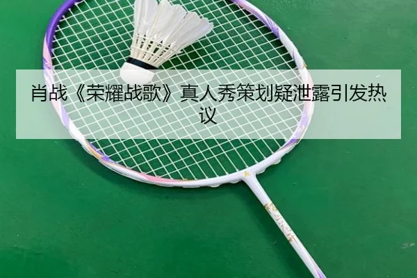 肖战《荣耀战歌》真人秀策划疑泄露引发热议